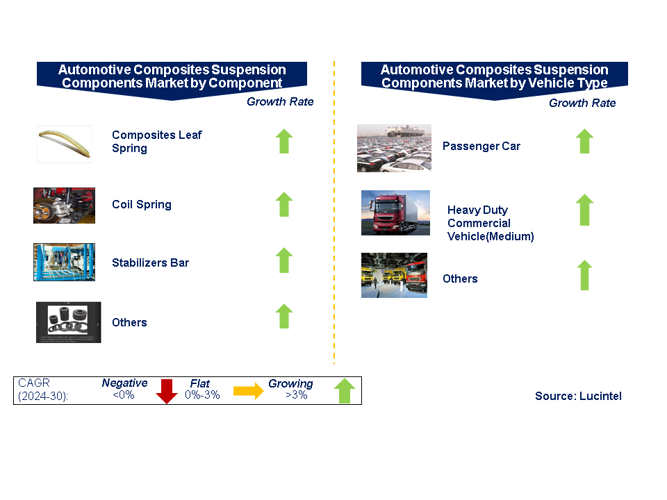 Automotive Composite Suspension Components Market by Segments